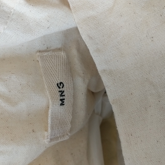 NWT - Straw Bag With Drawstring Cloth Insert - Picture 2 of 6